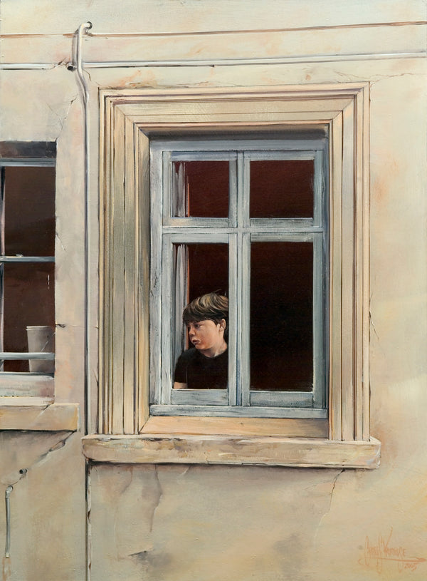 Boy in window