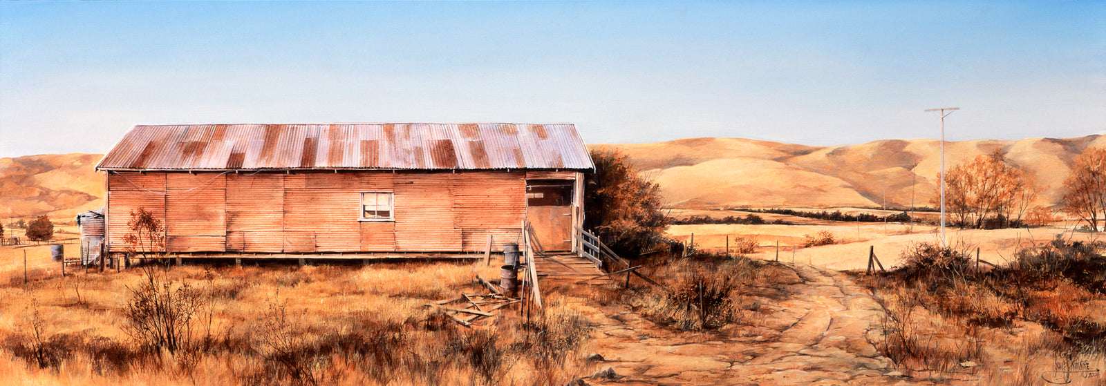 Red Barn Omarama Prints