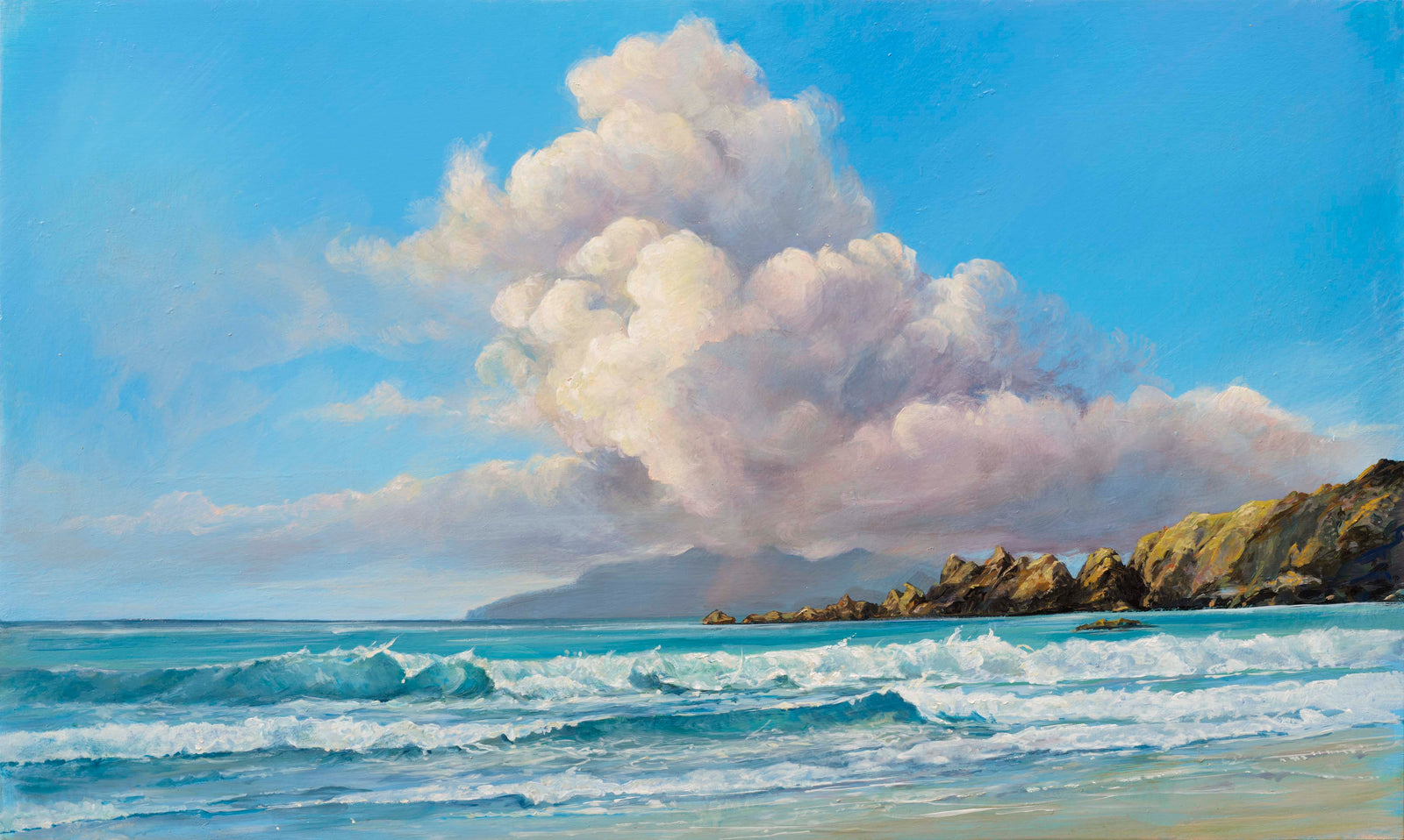 Cloud Formation Tawharanui  - Anchor Bay Print