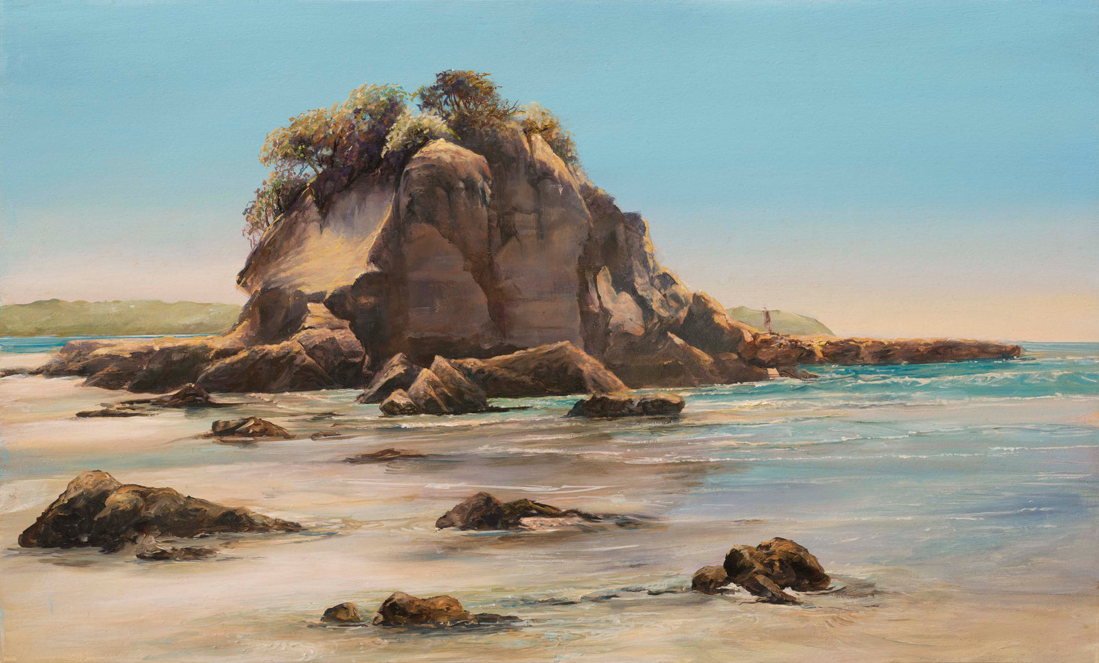 Summer Glow Tawharanui  - Anchor Bay Print